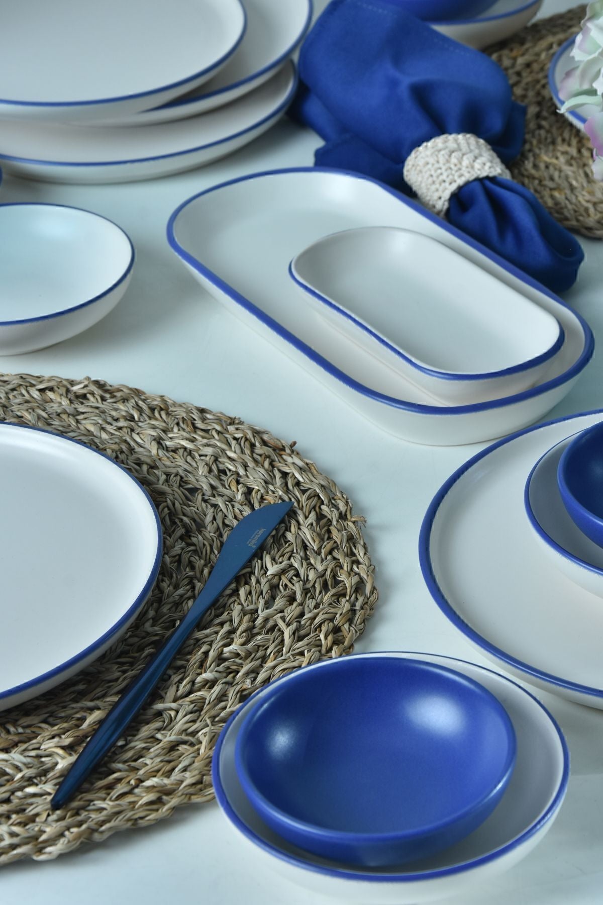 Line Blue Kahvaltı Takımı 18 Parça 6 Kişilik 20004