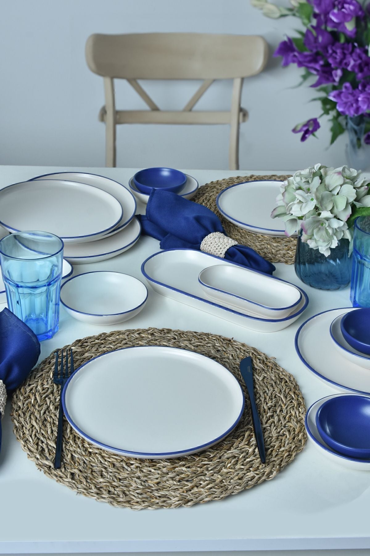 Line Blue Kahvaltı Takımı 18 Parça 6 Kişilik 20004