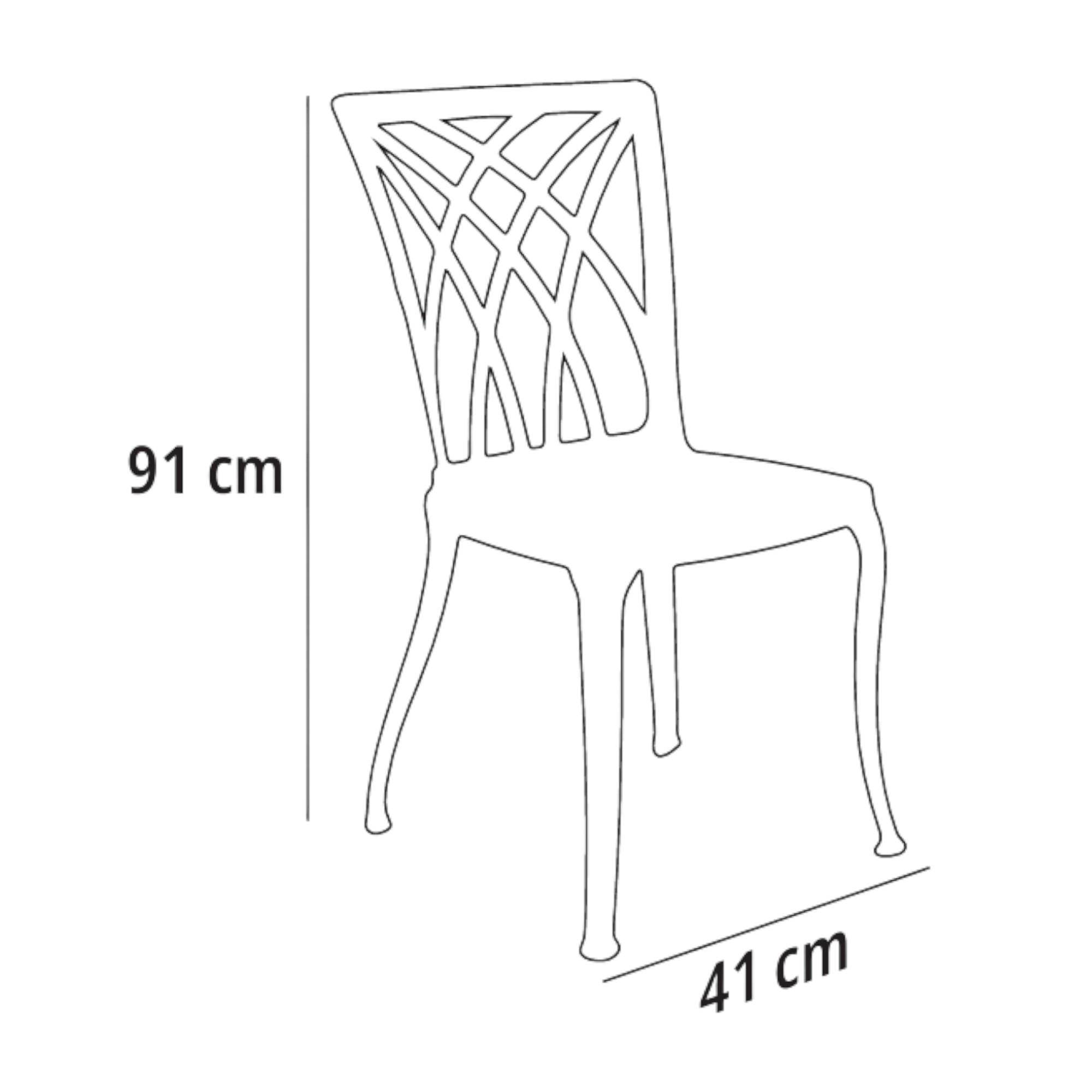 Line Kare 4 Kişilik Su Yeşili Bahçe Masa Takımı | Alüminyum | Rehome