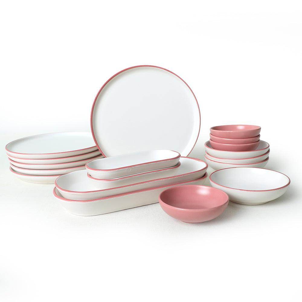 Line Pink Kahvaltı Takımı 18 Parça 6 Kişilik 20000