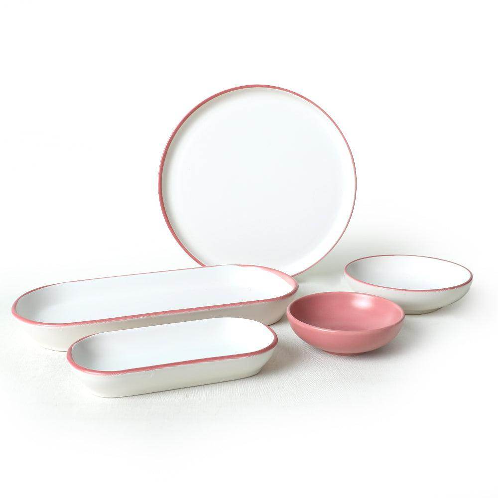 Line Pink Kahvaltı Takımı 18 Parça 6 Kişilik 20000