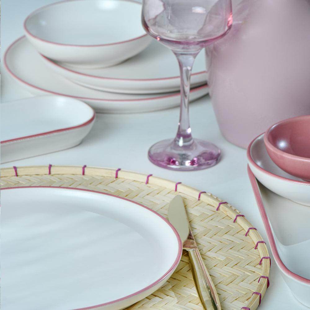 Line Pink Kahvaltı Takımı 18 Parça 6 Kişilik 20000