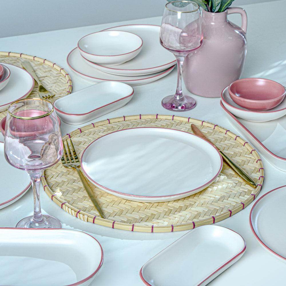 Line Pink Kahvaltı Takımı 18 Parça 6 Kişilik 20000