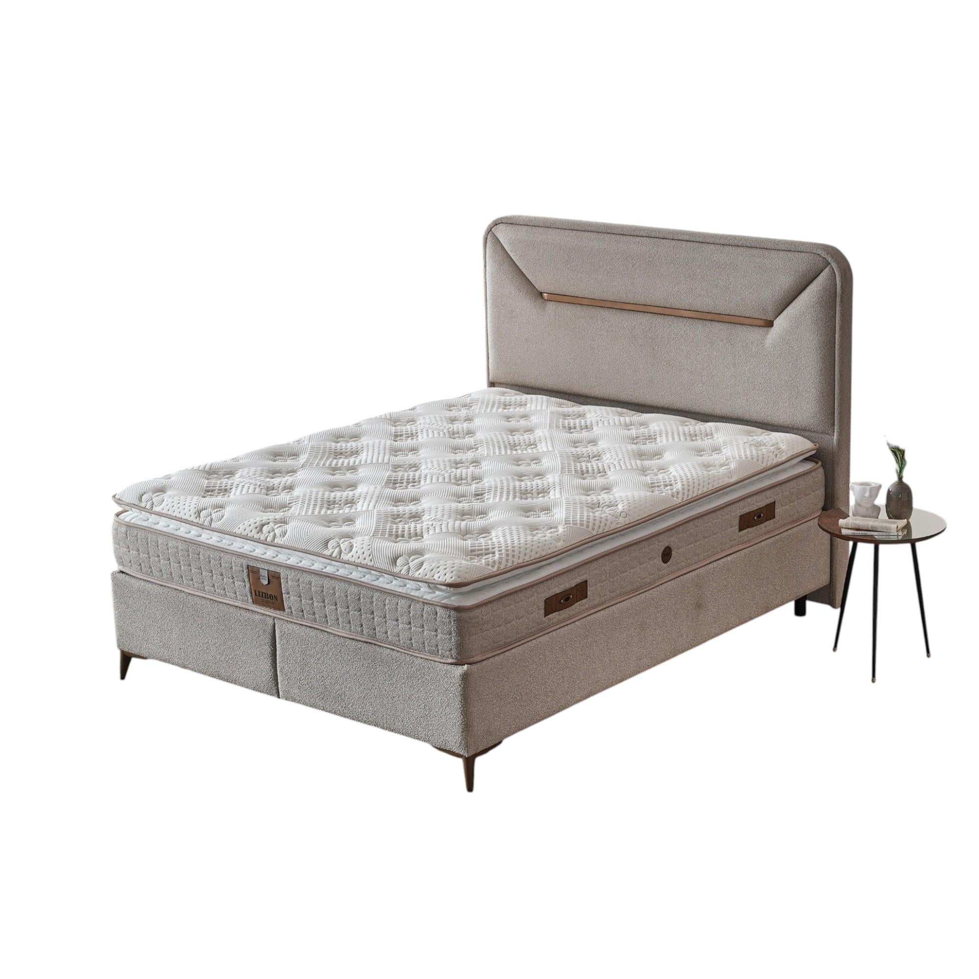 Lisbon Baza Başlık Yatak Seti | Herkül Yay Teknolojili Yatak Takımı