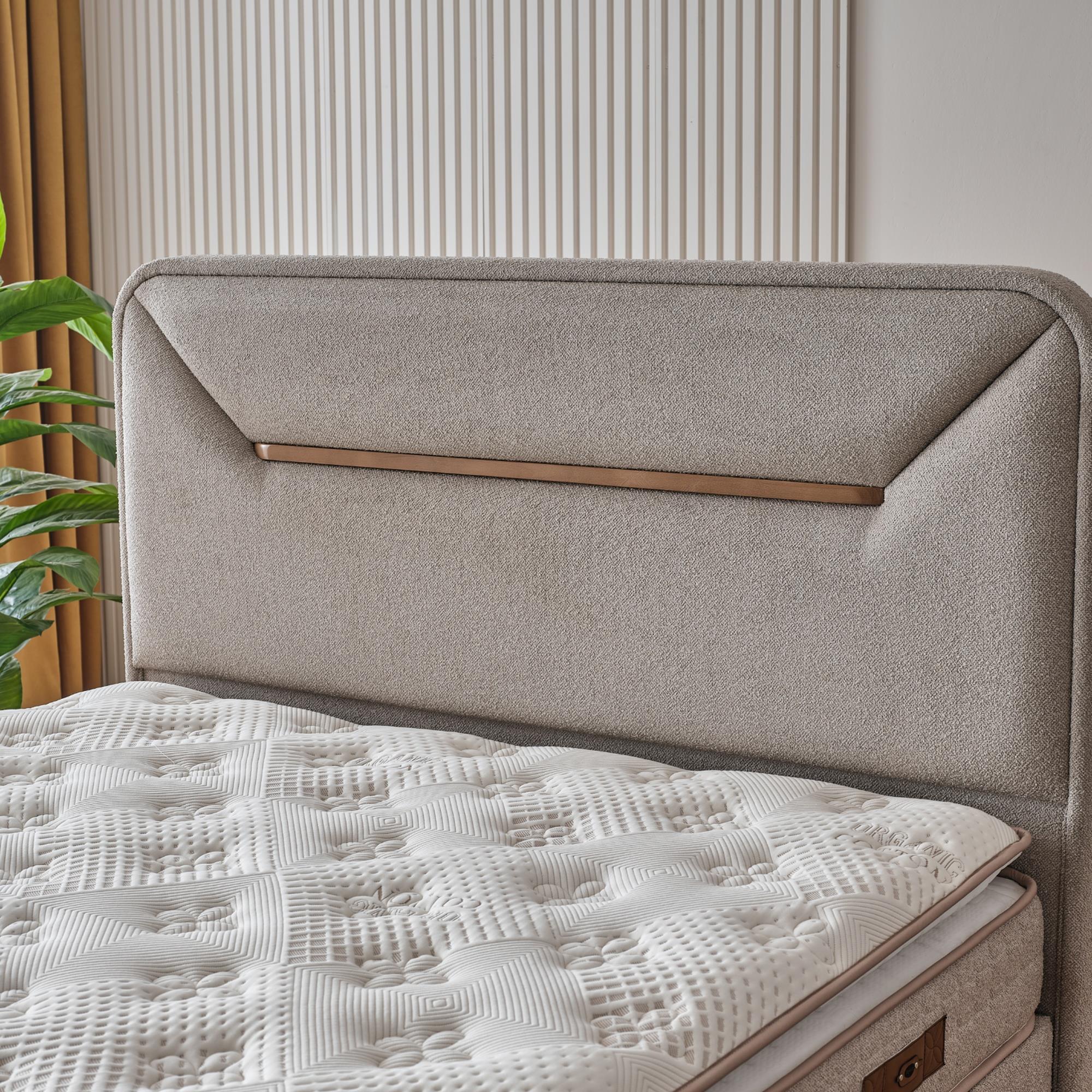 Lisbon Baza Başlık Yatak Seti | Herkül Yay Teknolojili Yatak Takımı