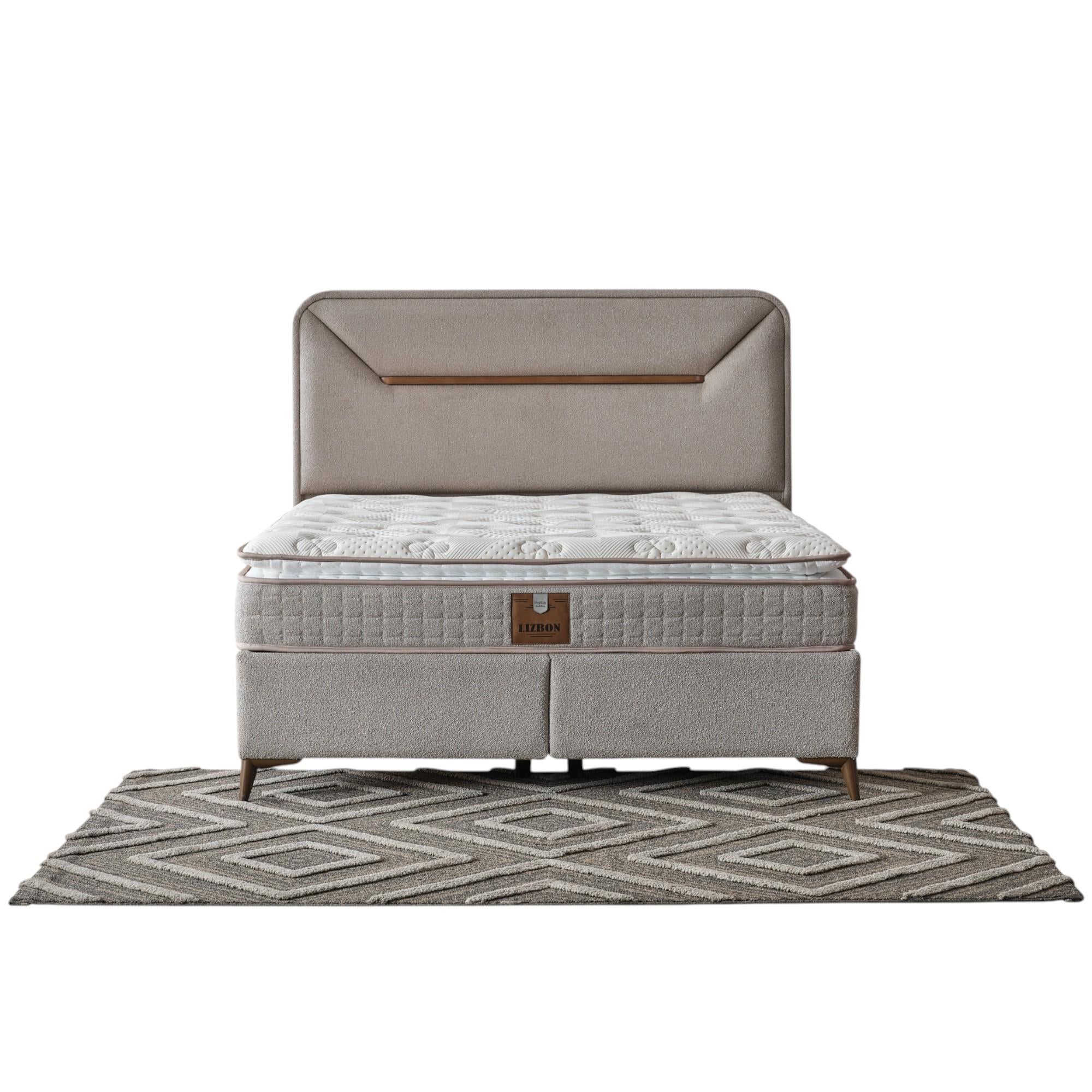 Lisbon Baza Başlık Yatak Seti | Herkül Yay Teknolojili Yatak Takımı