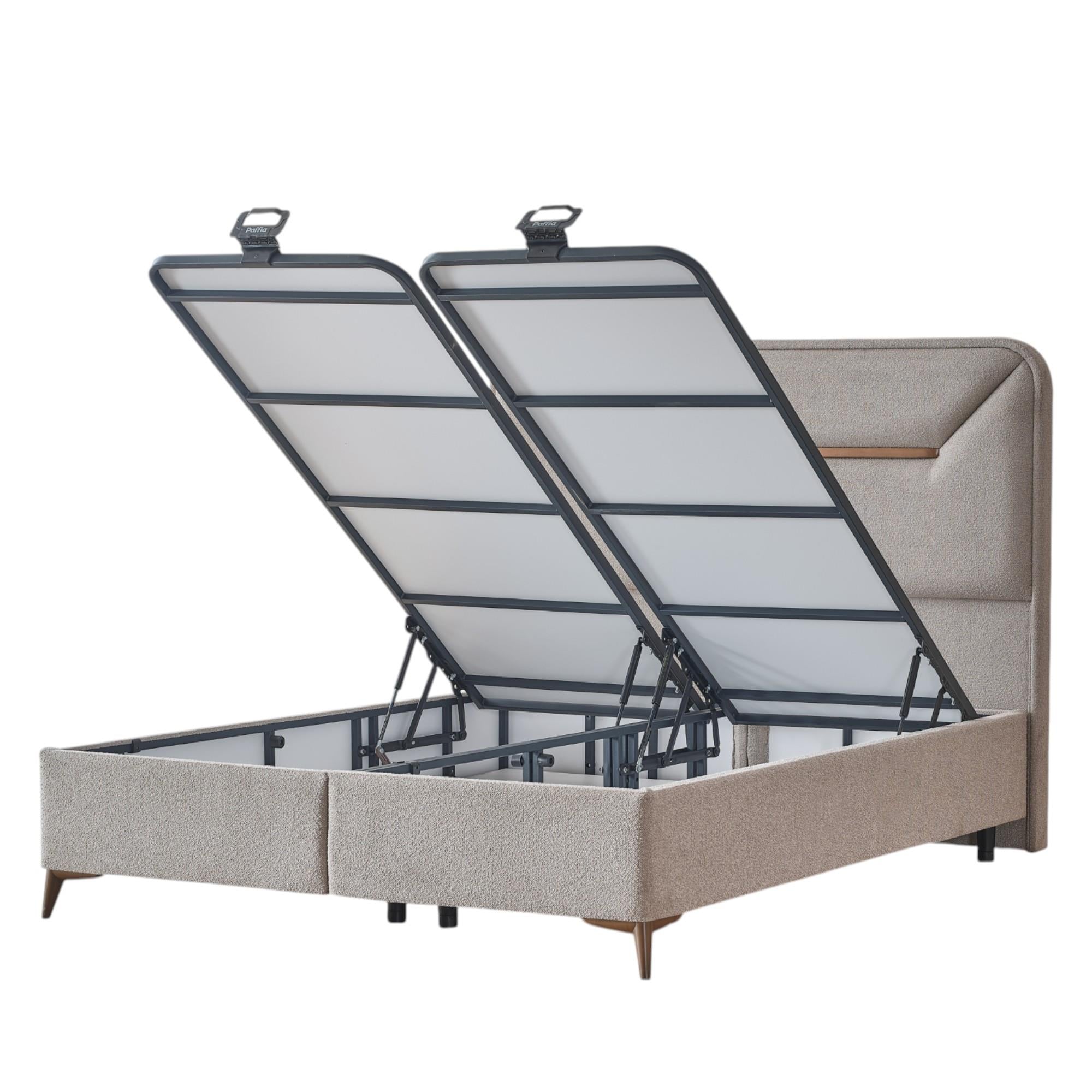 Lisbon Baza Başlık Yatak Seti | Herkül Yay Teknolojili Yatak Takımı