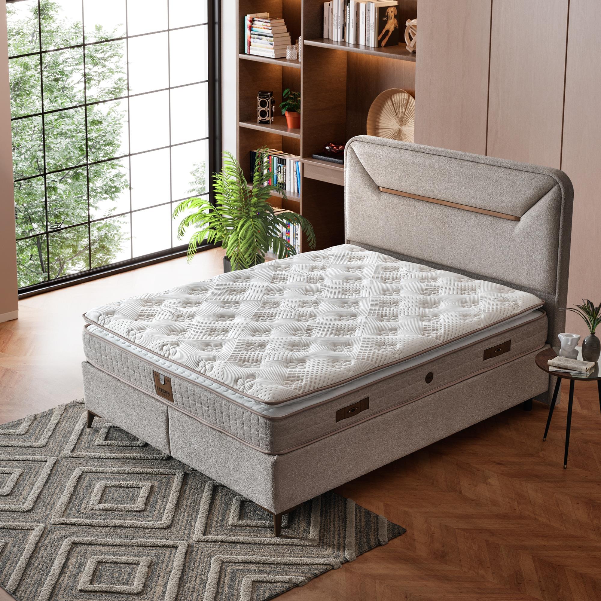 Lisbon Baza Başlık Yatak Seti | Herkül Yay Teknolojili Yatak Takımı