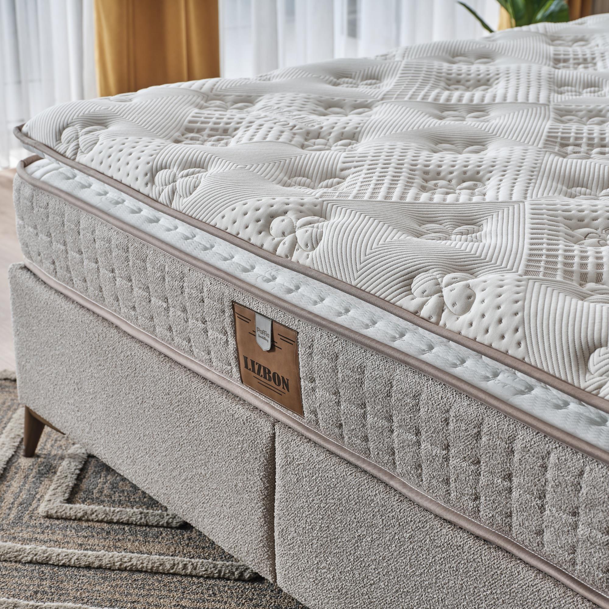 Lisbon Baza Başlık Yatak Seti | Herkül Yay Teknolojili Yatak Takımı