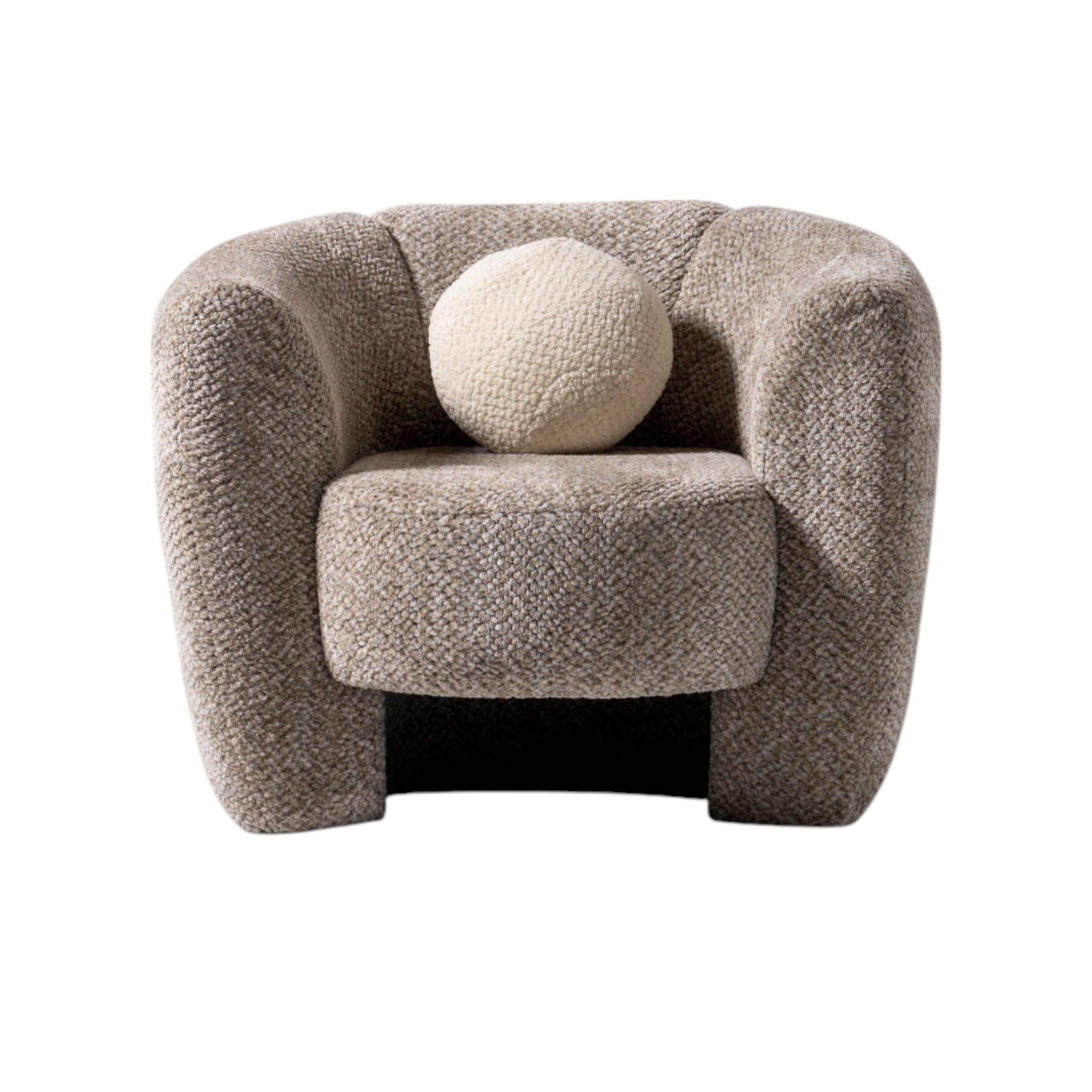 Luna Tekli Koltuk | Beksa Luna Berjer | 100x90x80 cm