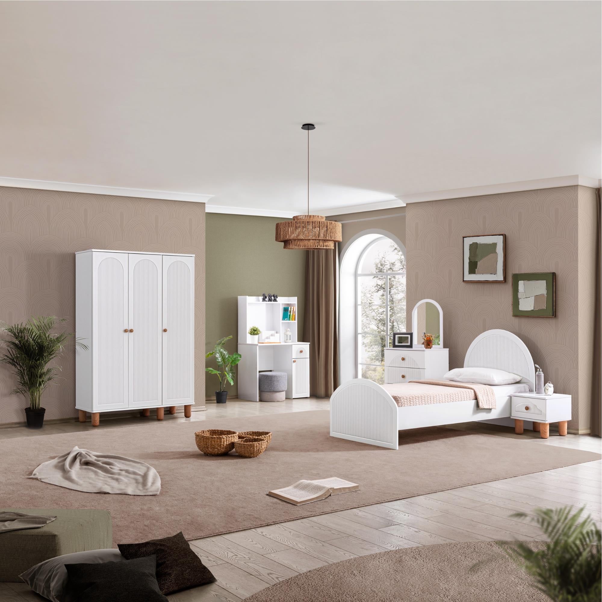 Magic Genç Odası Takımı | Karyola Dolap Çalışma Masası Seti