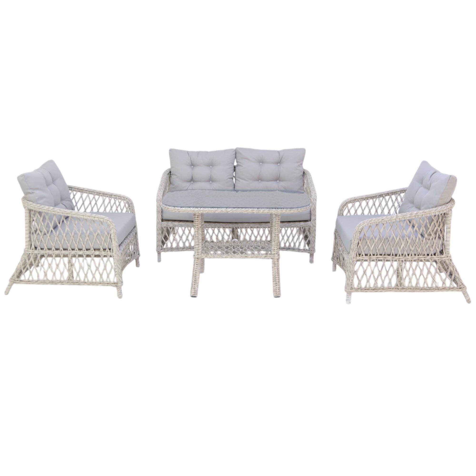 Marbella X | Rehome İkili Rattan Bahçe Oturma Grubu | 626