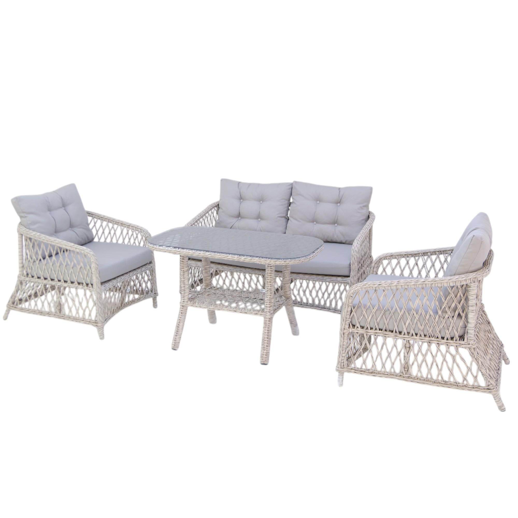 Marbella X | Rehome İkili Rattan Bahçe Oturma Grubu | 626