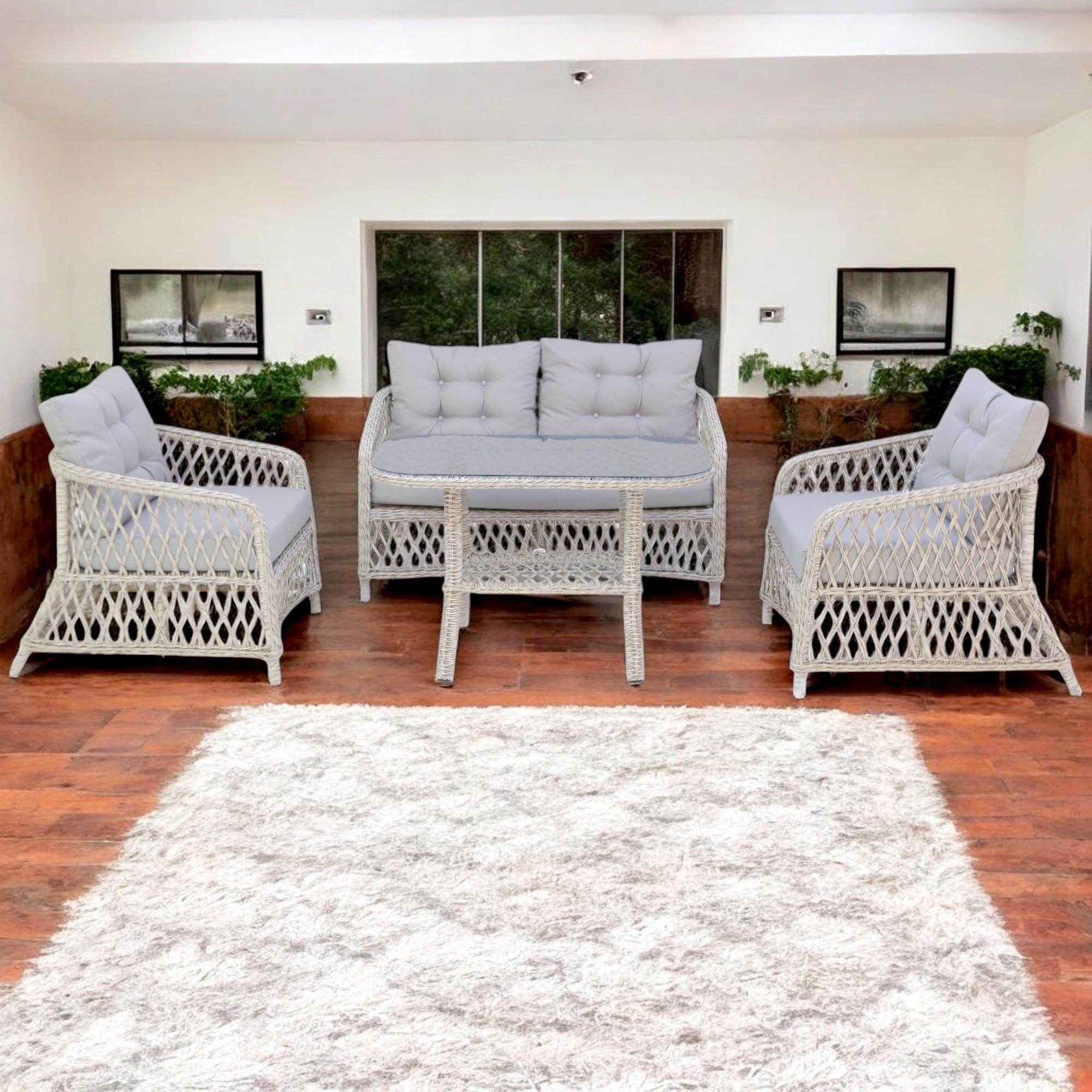 Marbella X | Rehome İkili Rattan Bahçe Oturma Grubu | 626