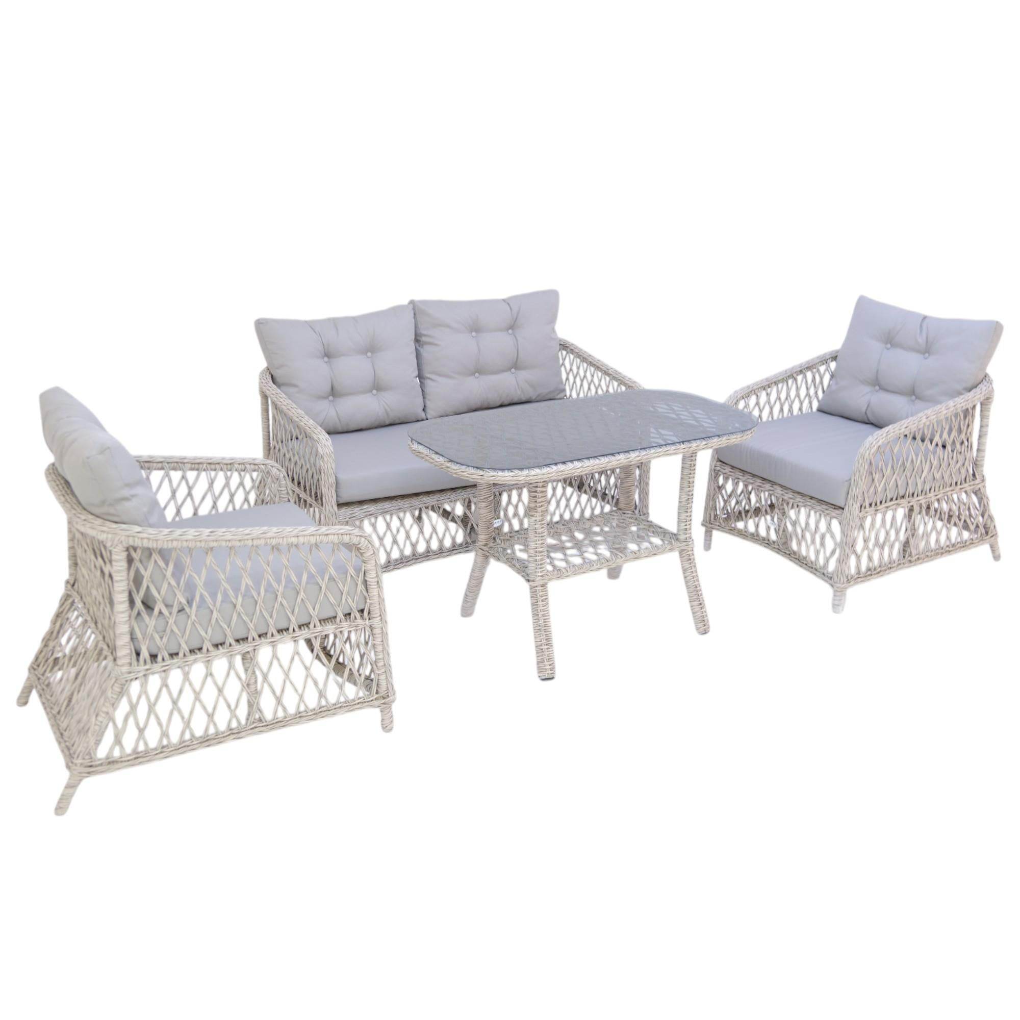 Marbella X | Rehome İkili Rattan Bahçe Oturma Grubu | 626