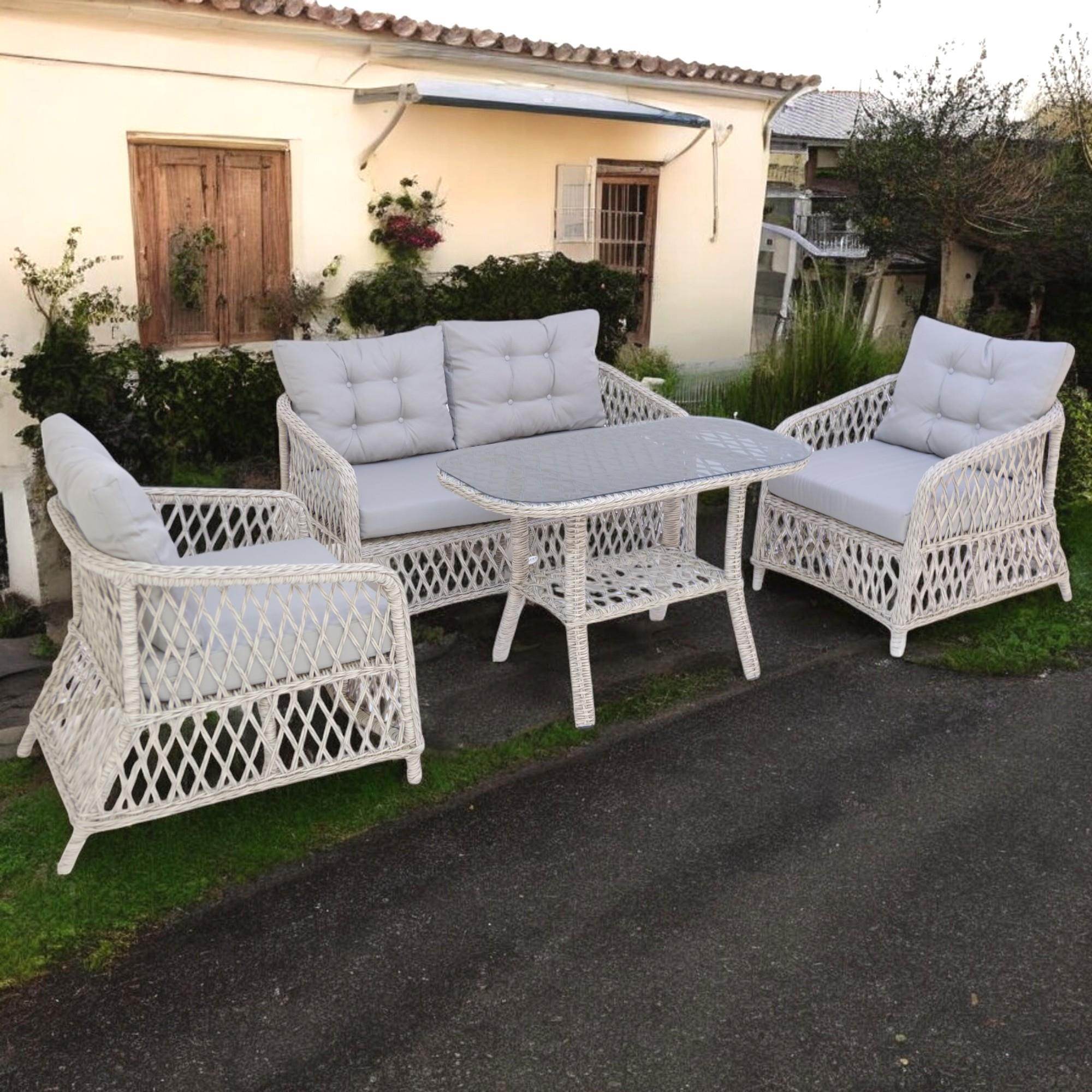 Marbella X | Rehome İkili Rattan Bahçe Oturma Grubu | 626