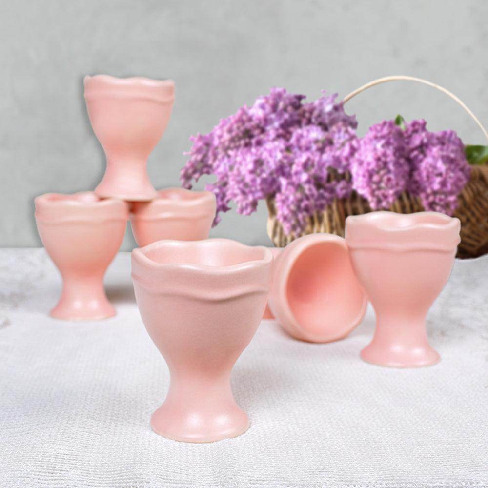 Mat Açık Pembe Juliet Yumurtalık 7 cm 6 Adet