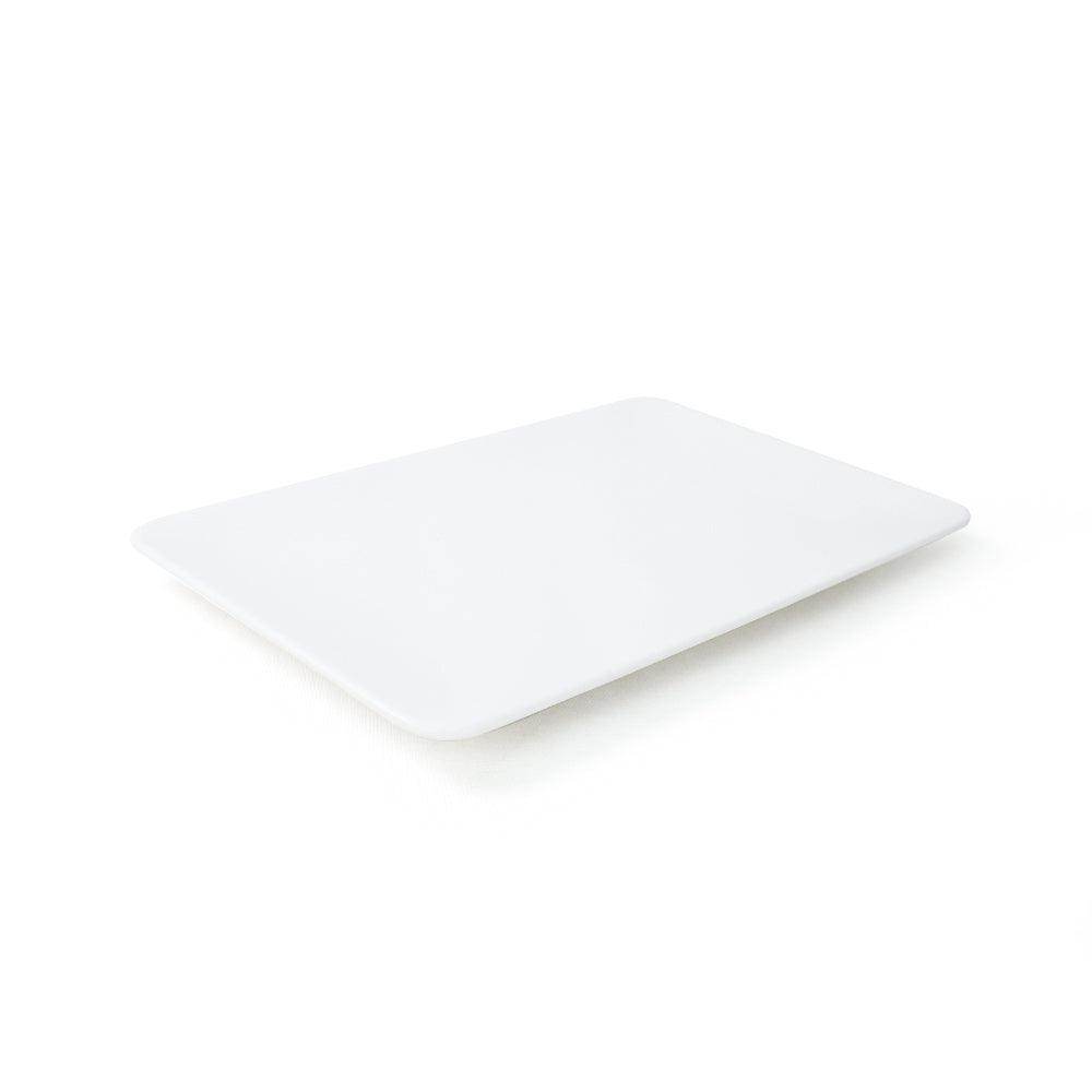 Mat Beyaz Siera Kayık Tabak 31 Cm 2 Adet