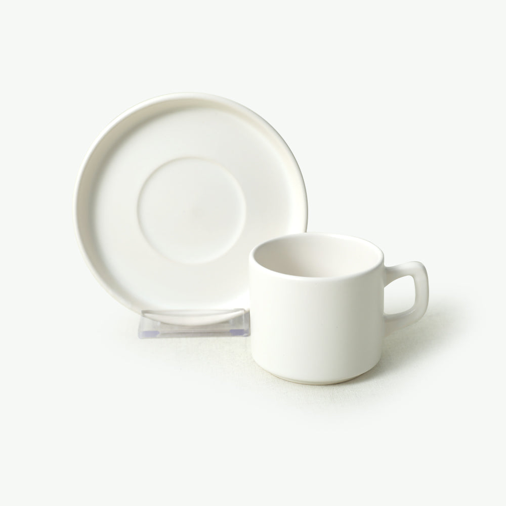 Mat Beyaz Stackable Yemek/Kahvaltı Takımı 20 Parça 4 Kişilik