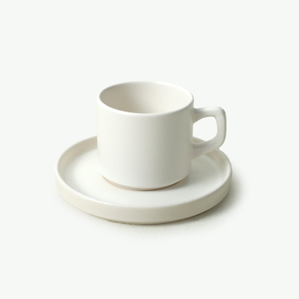 Mat Beyaz Stackable Yemek/Kahvaltı Takımı 20 Parça 4 Kişilik