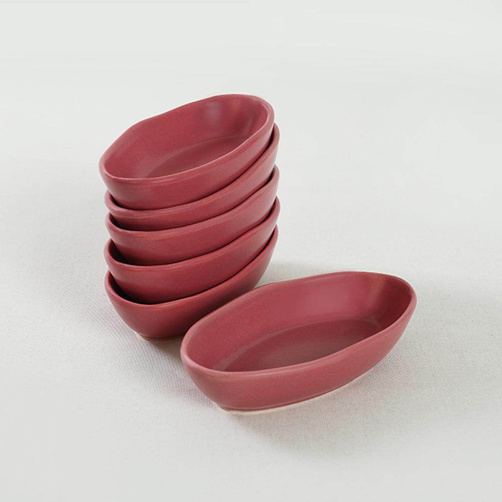 Mat Gül Kurusu Deniz Çerezlik/Sosluk 14 Cm 6 Adet