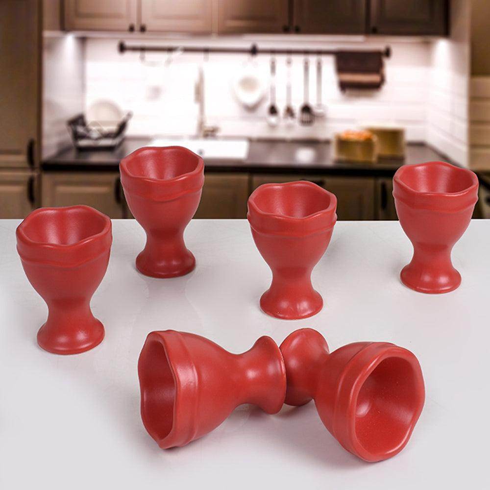 Mat Kırmızı Juliet Yumurtalık 7 Cm 6 Adet