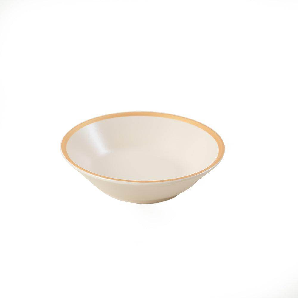 Mat Krem Gold Fileli Yemek Takımı 24 Parça 6 Kişilik