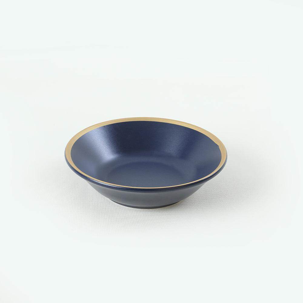 Mat Lacivert Gold Fileli Yemek Takımı 24 Parça 6 Kişilik