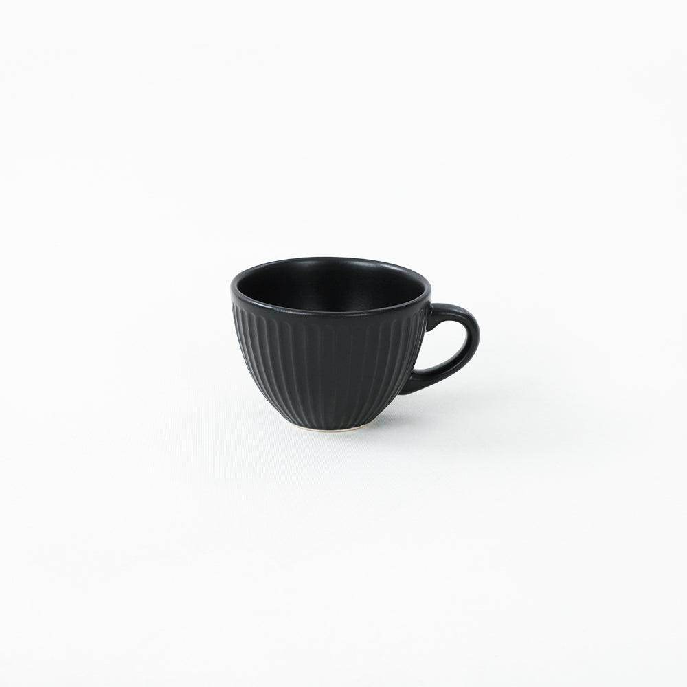 Mat Siyah Myra Çay Fincan Takımı 12 Parça 6 Kişilik