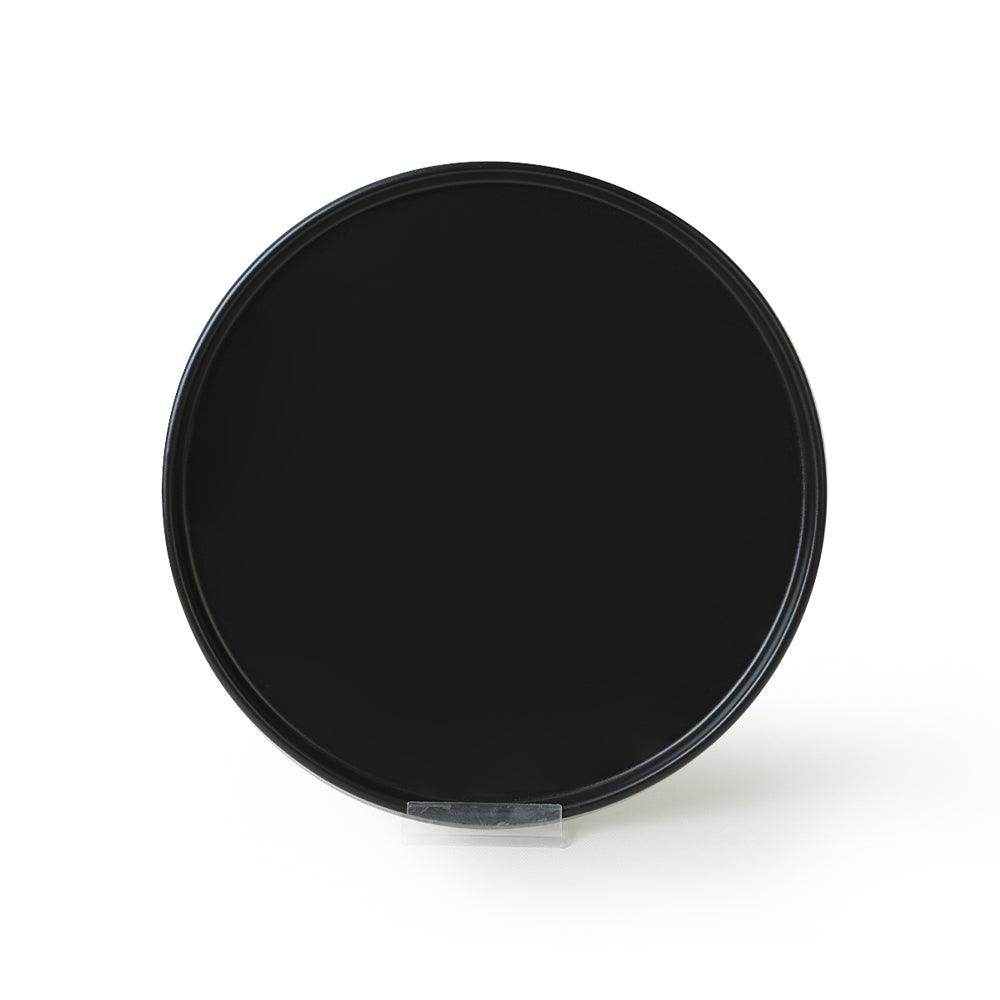 Mat Siyah Stackable Servis Tabağı 27 Cm 6 Adet 956