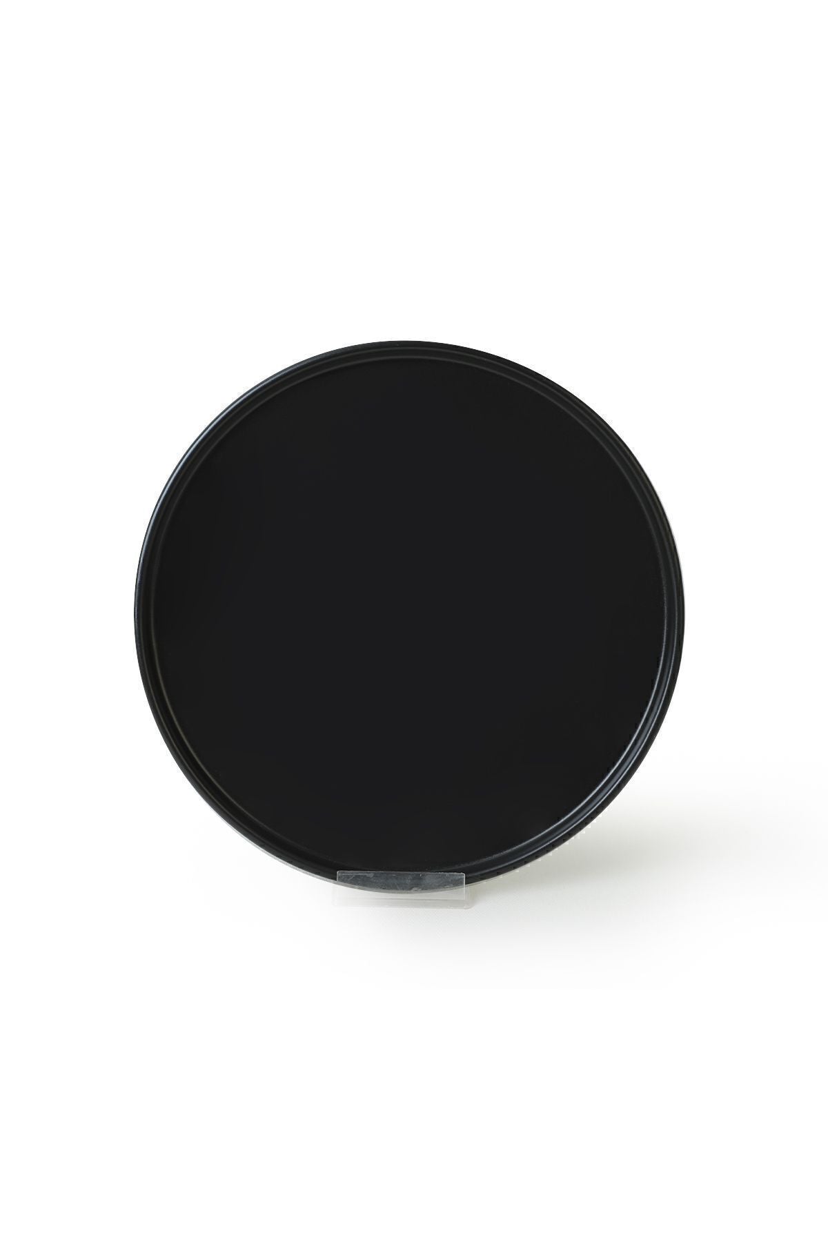 Mat Siyah Stackable Servis Tabağı 27 Cm 6 Adet 956