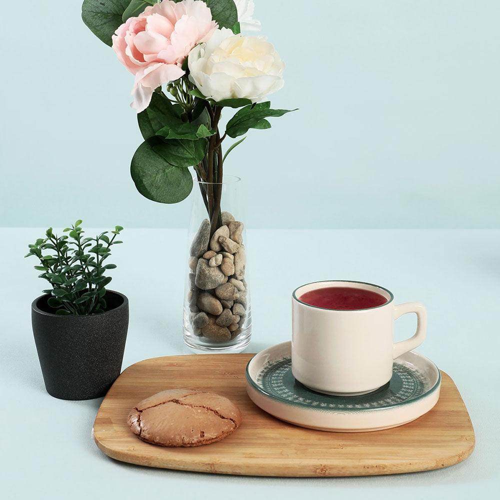 Keraart Maya Stackable Çay Takımı 12 Parça 6 Kişilik - 20789-98