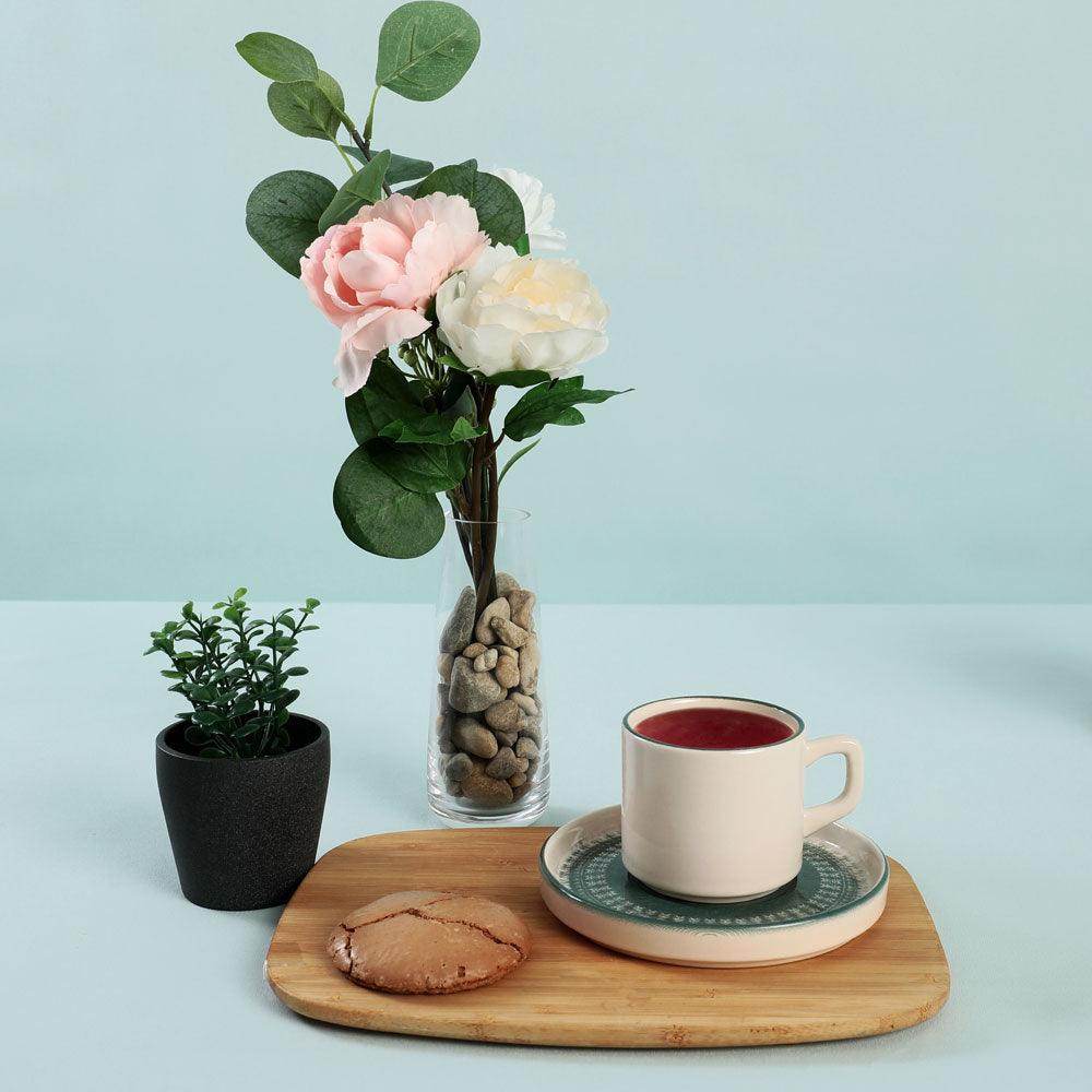 Keraart Maya Stackable Çay Takımı 12 Parça 6 Kişilik - 20789-98