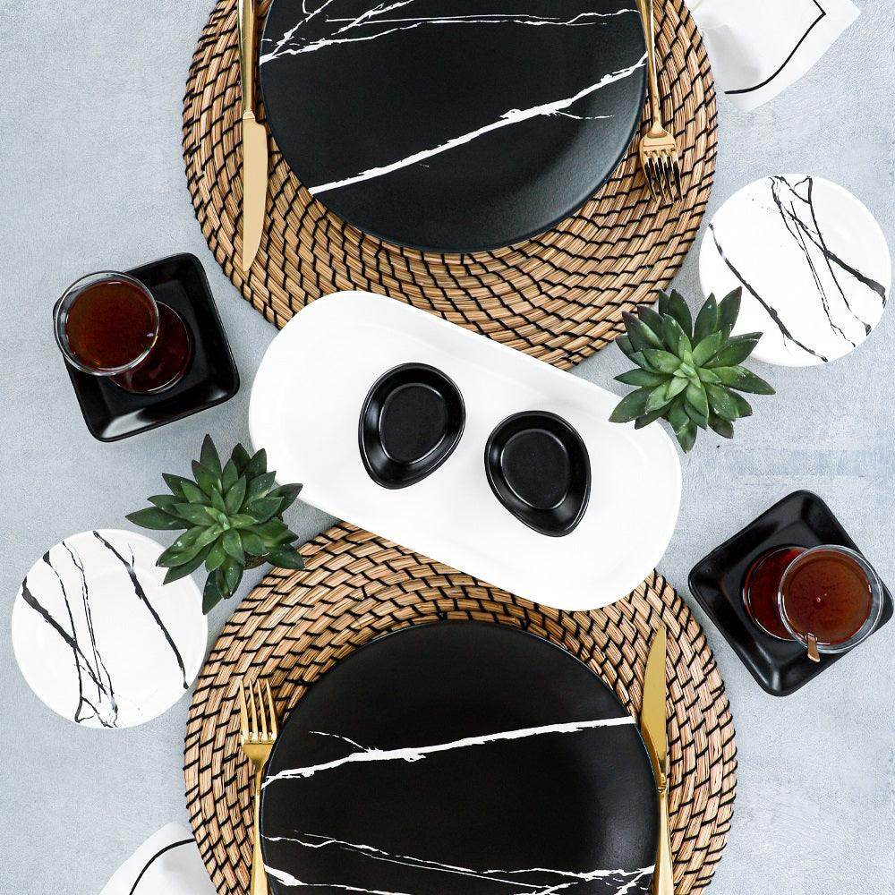 Keraart Mermer Kahvaltı Takımı 11 Parça 2 Kişilik - 17950/51