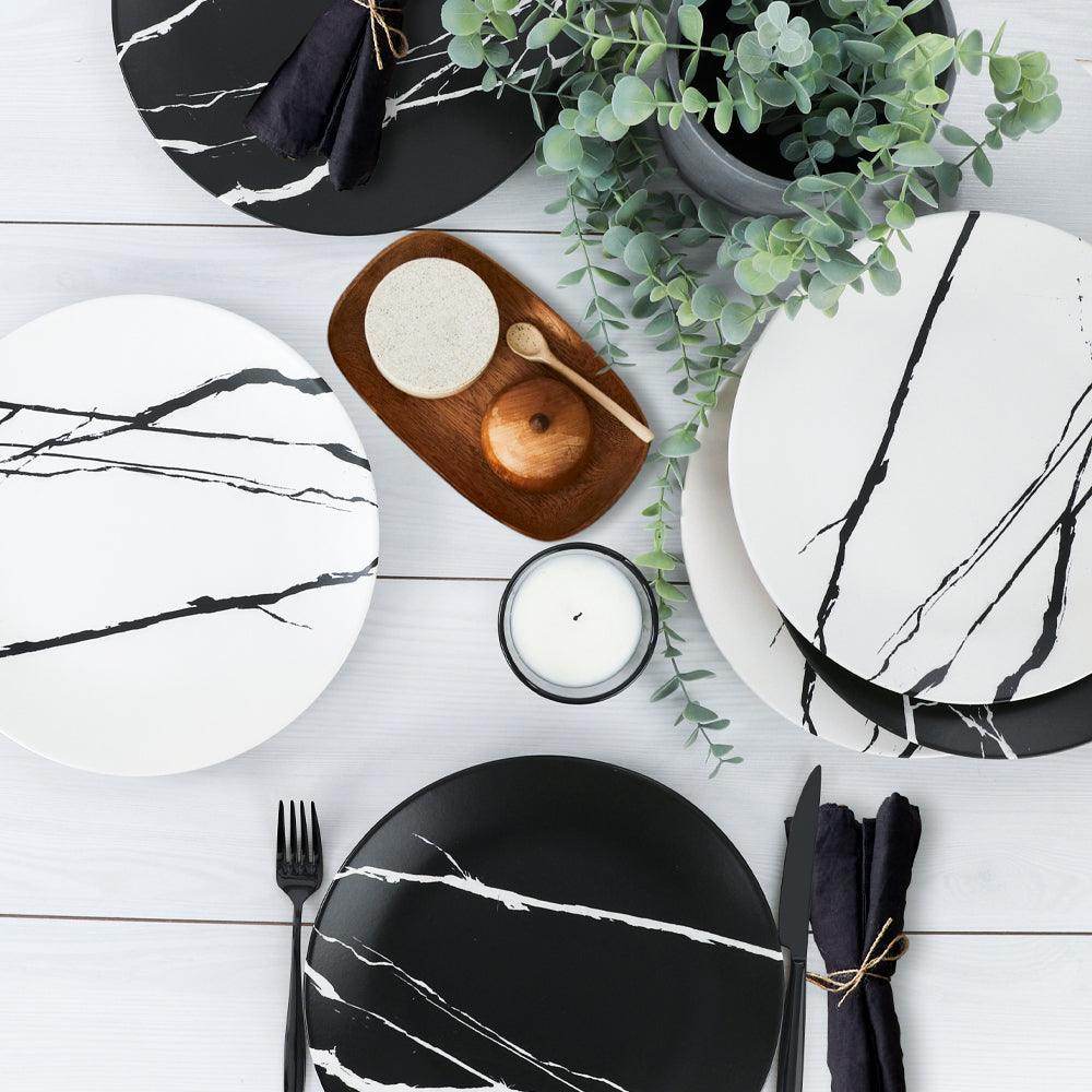 Keraart Mermer Servis Tabağı 26 Cm 6 Adet - 17950/51