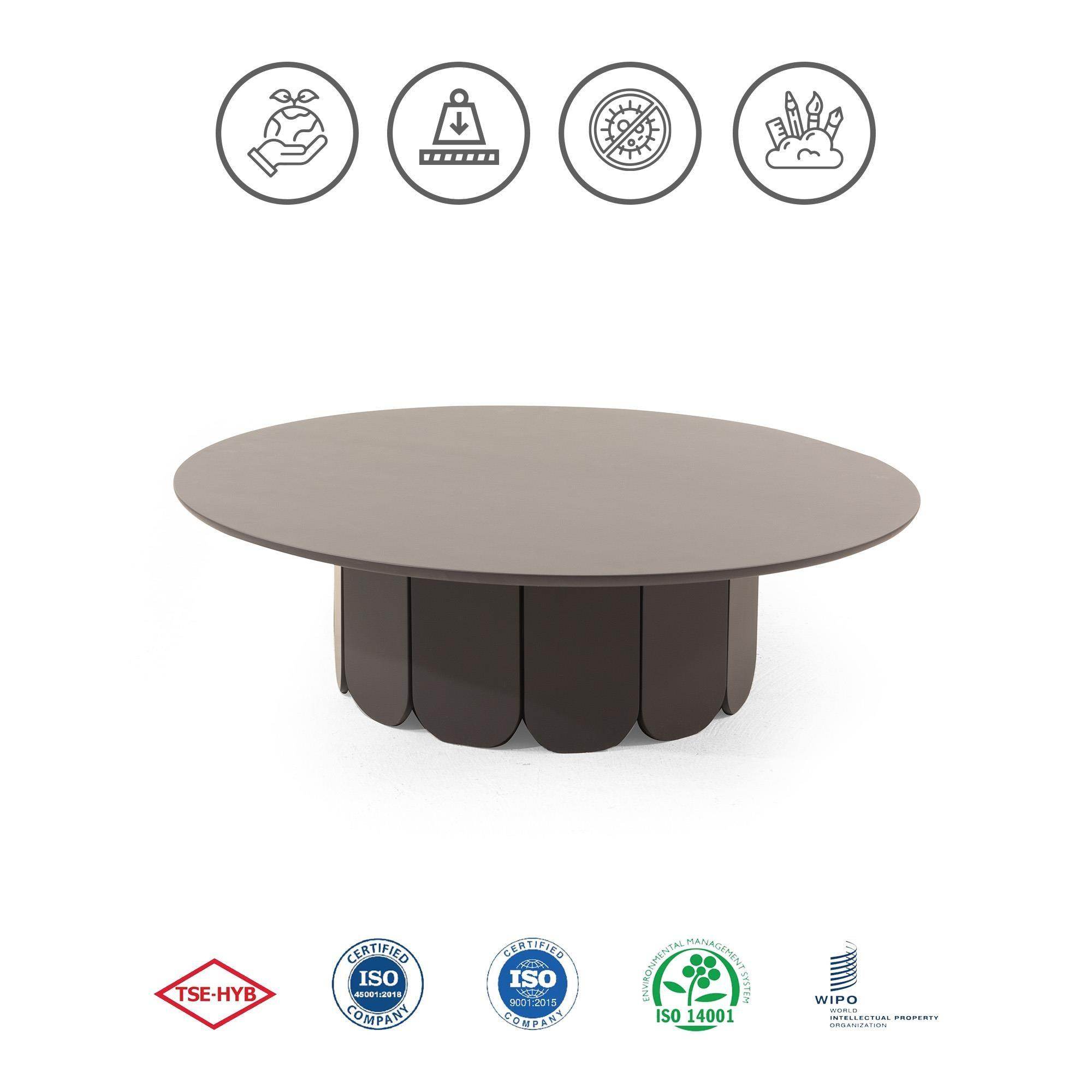 Metro R. Yuvarlak Orta Sehpa | Salon Sehpası | Rehome