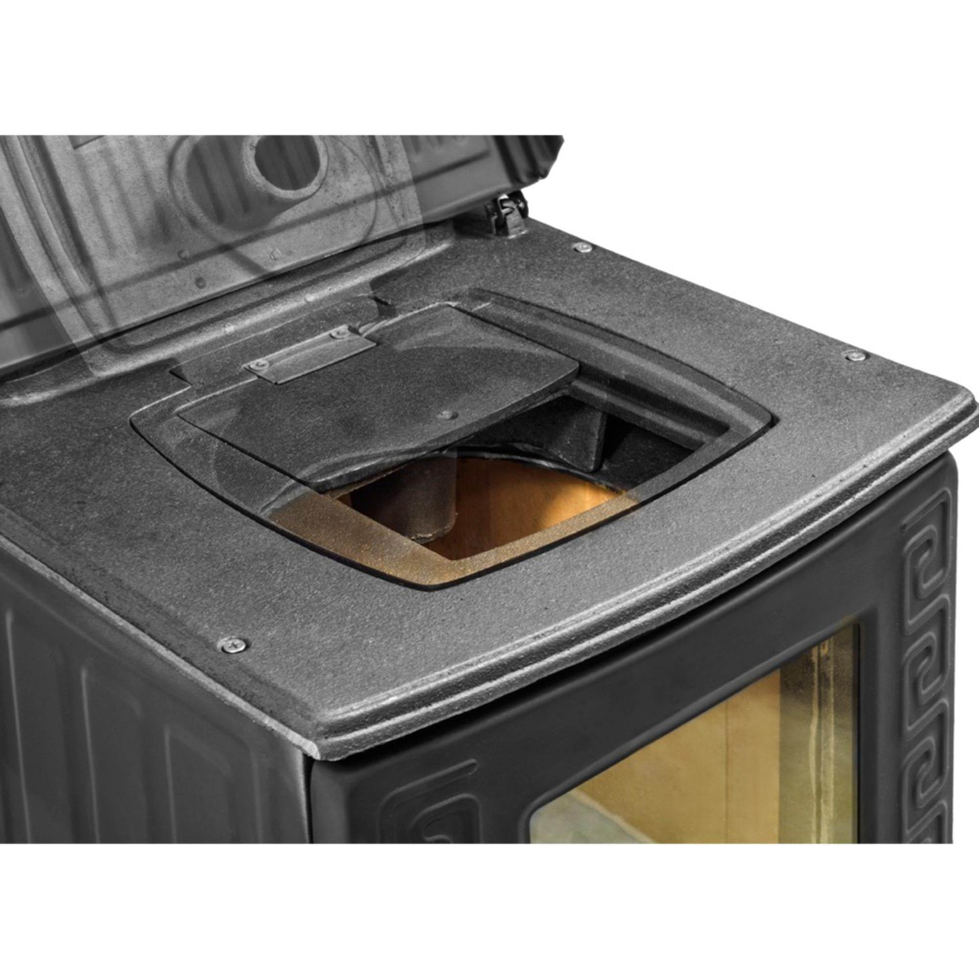 Mini Turbo Şömine Soba-Pik Ayaklı | Siyah | Erendemir