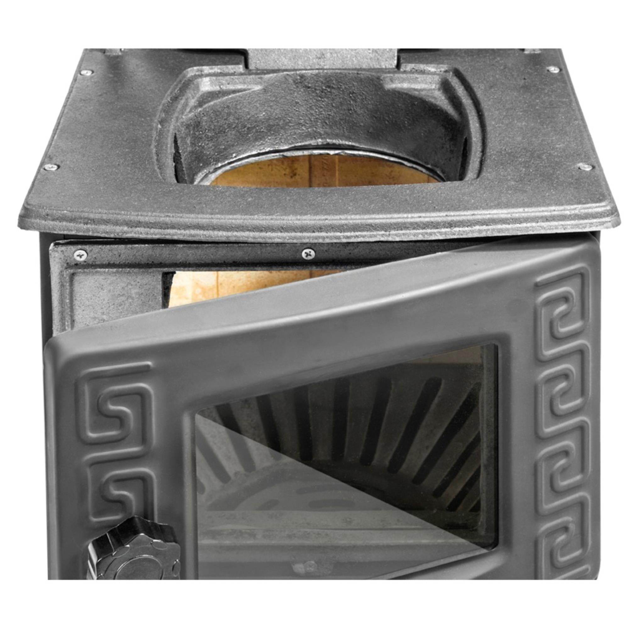 Mini Turbo Şömine Soba-Pik Ayaklı | Siyah | Erendemir