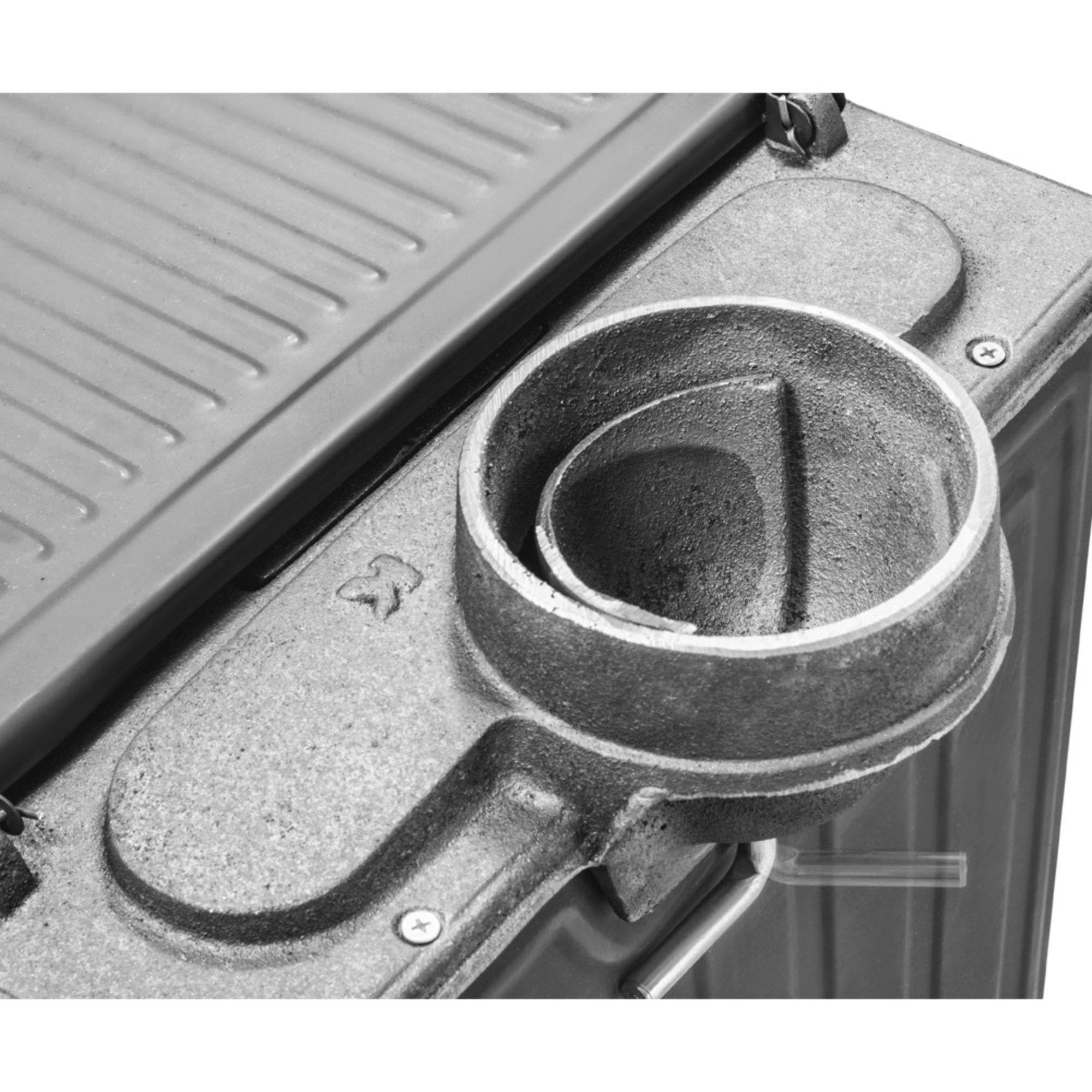 Mini Turbo Şömine Soba-Pik Ayaklı | Siyah | Erendemir