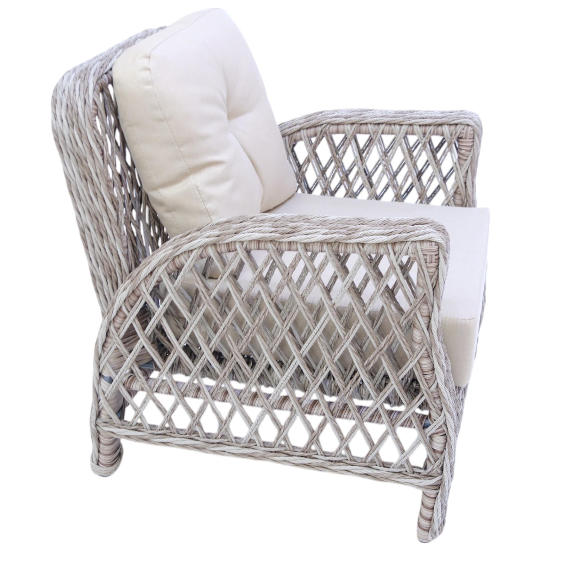 Mira Rattan Bahçe Oturma Grubu | 3+1+1 Sehpalı Bahçe Takımı