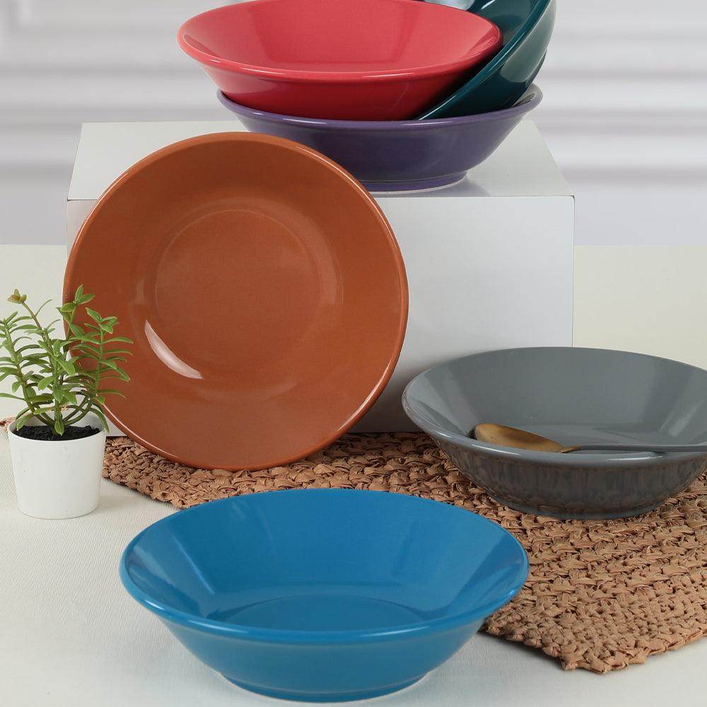 Mixed Hitit Yemek Tabağı 18 Cm 6 Adet - 406/620