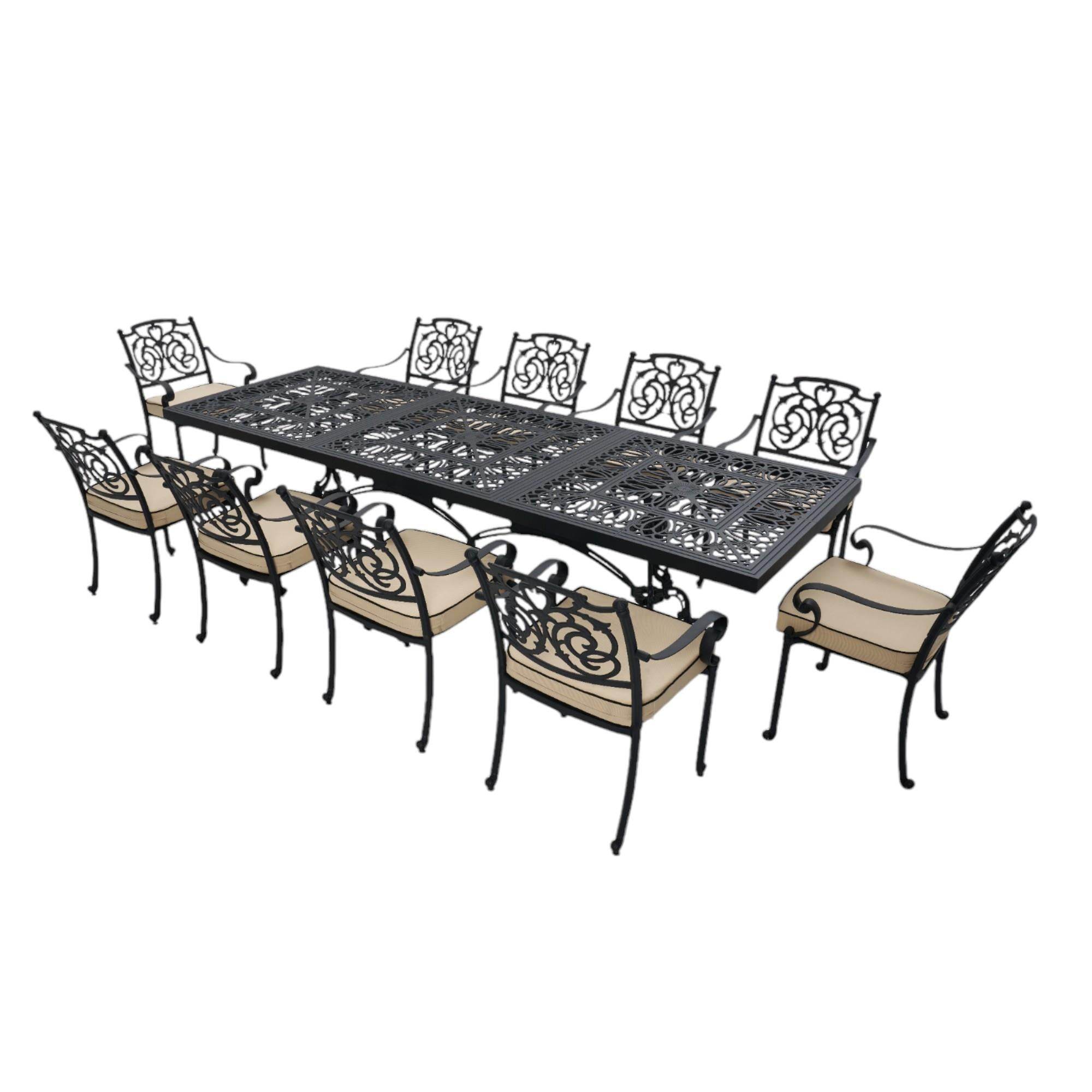 Monarch 10 Kişilik Alüminyum Döküm Bahçe Takımı | Rehome