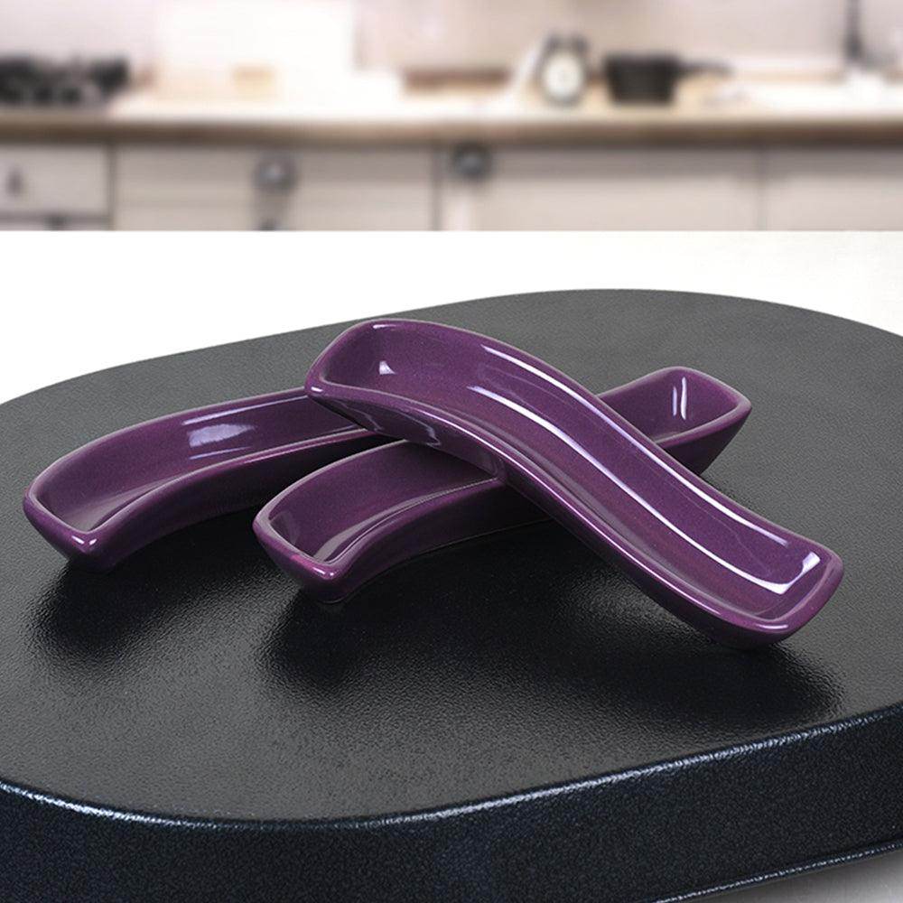 Mor İvory Zeytinlik 3 Adet 18 Cm