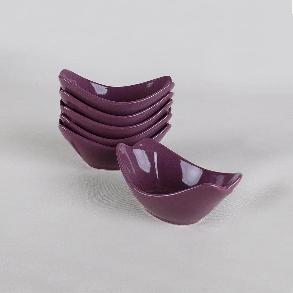 Mor Sera Çerezlik/Sosluk 16 Cm 6 Adet