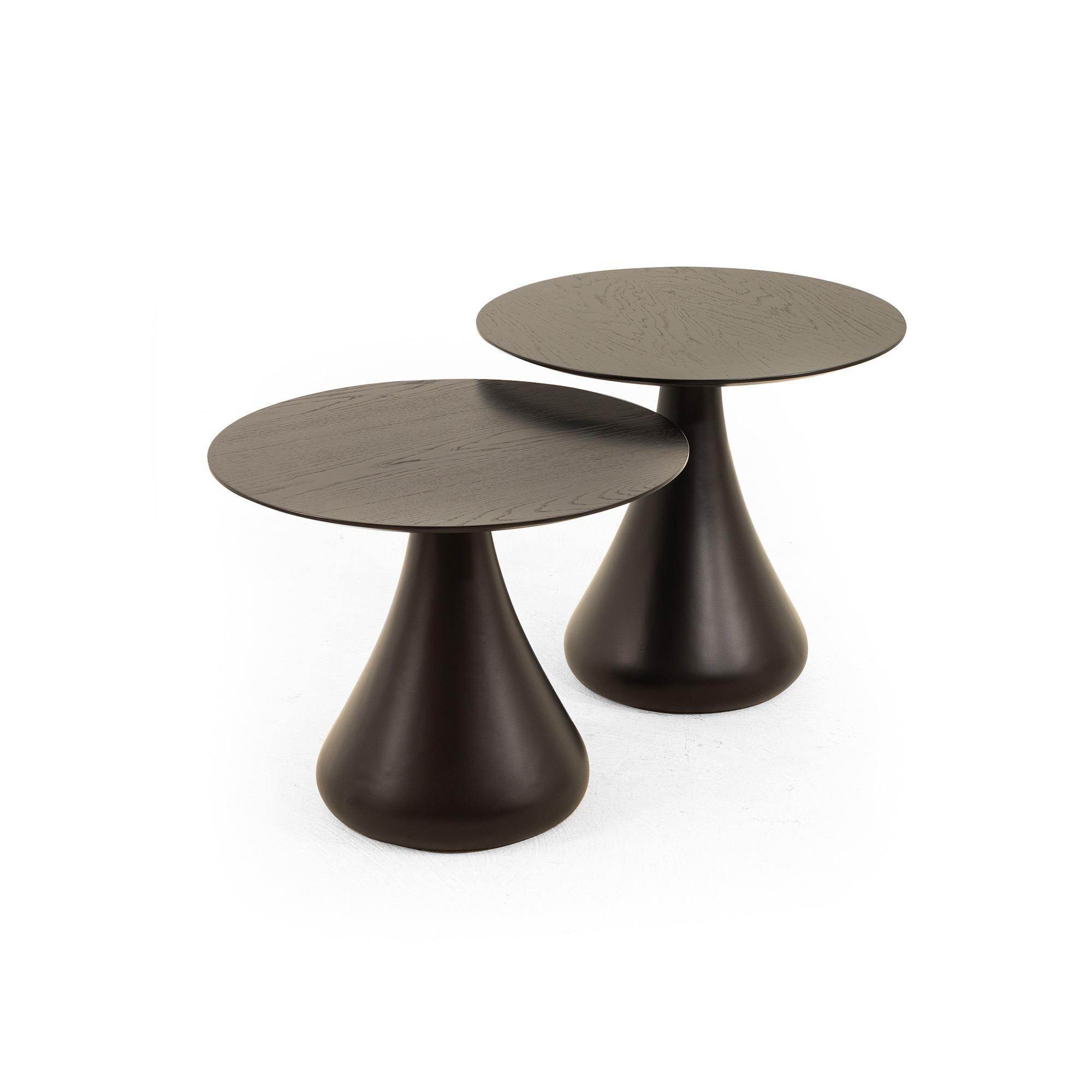 Mushroom Set Sehpa | Mantar Sehpa | Siyah | Rehome