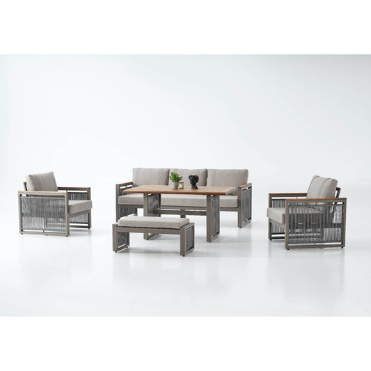 Nevada Alüminyum Bahçe Oturma Grubu