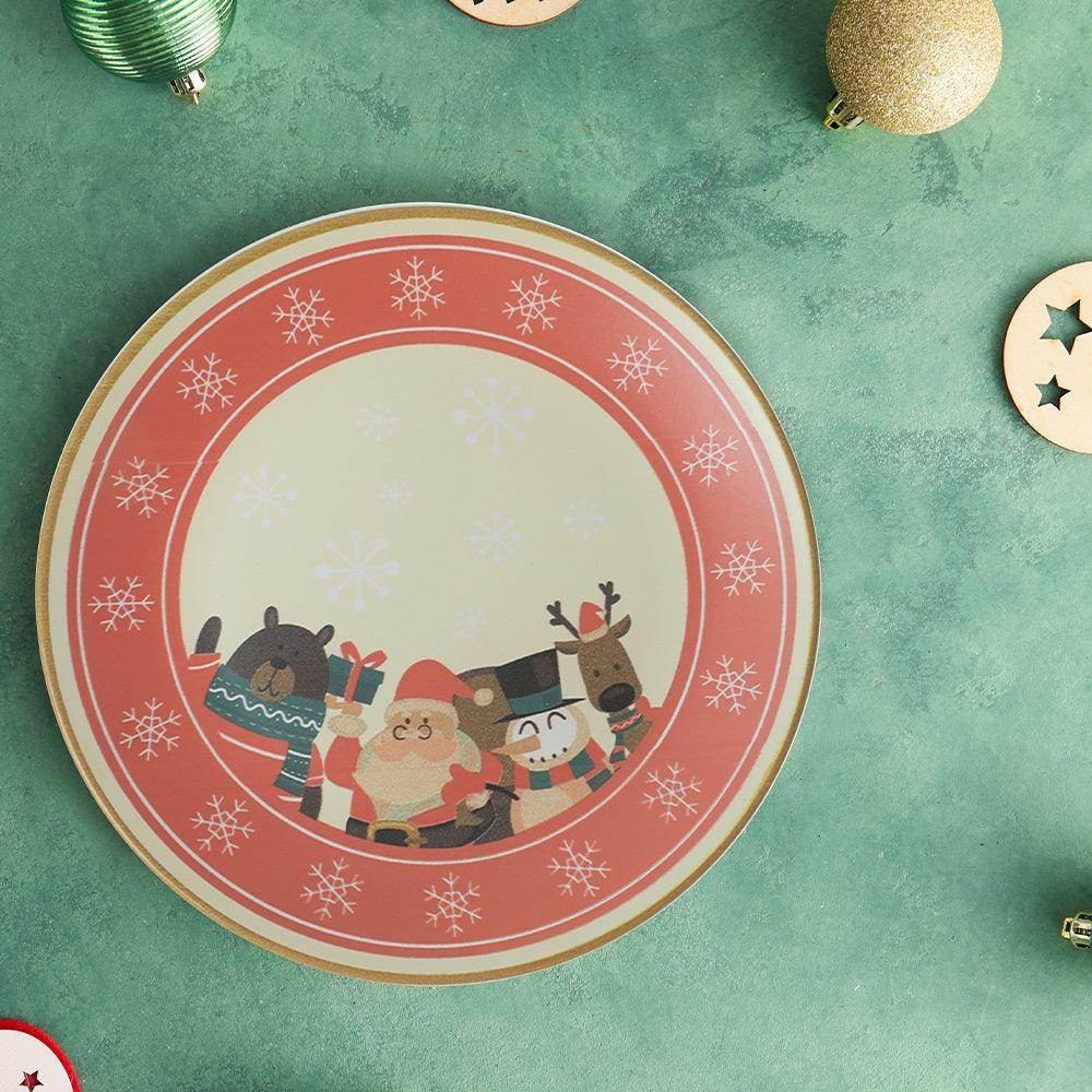 Keraart New Year Sevimli Noel Baba Servis Tabağı 26 Cm 21654