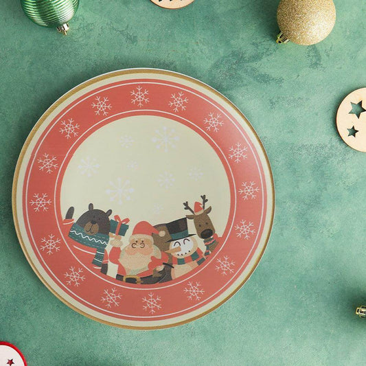 Keraart New Year Sevimli Noel Baba Servis Tabağı 26 Cm 21654