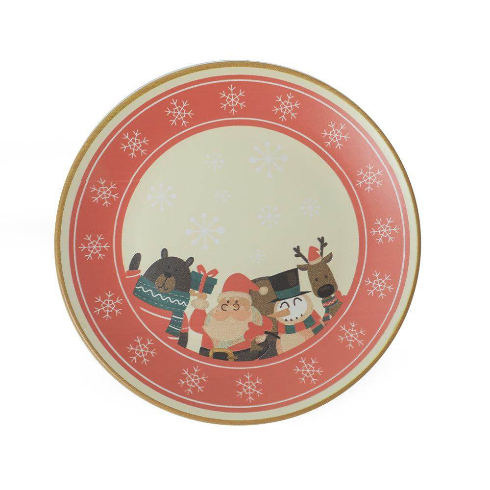 Keraart New Year Sevimli Noel Baba Servis Tabağı 26 Cm 21654