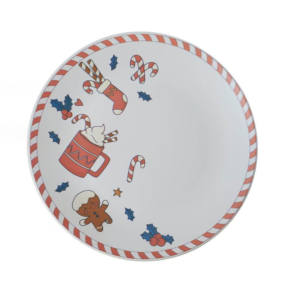 Keraart New Year Sevimli Noel Servis Tabağı 26 Cm 21655